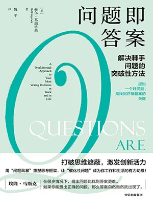 《问题即答案：解决棘手问题的突破性方法》封面