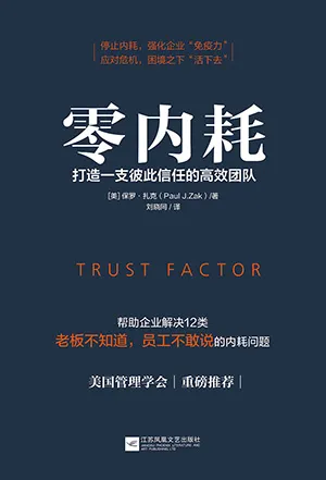 《零内耗：打造一支彼此信任的高效团队》封面