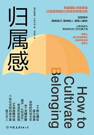 《归属感：构建团队共同愿景、打造高效能执行体系的思维法则》封面