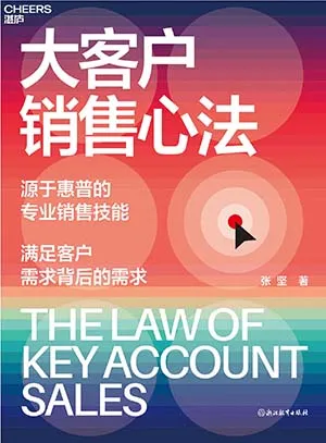 《大客户销售心法：源自惠普的销售技能》封面
