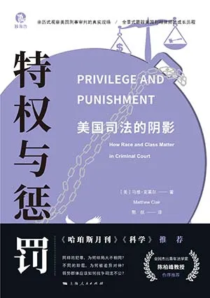 《特权与惩罚：美国司法的阴影》封面